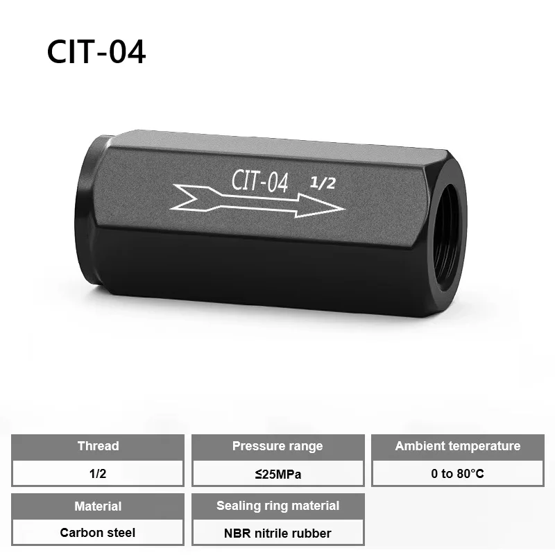 One Way Hydraulic Throttle Valve with Precision Flow Control Suitable for Water Oil and Gas System Applications