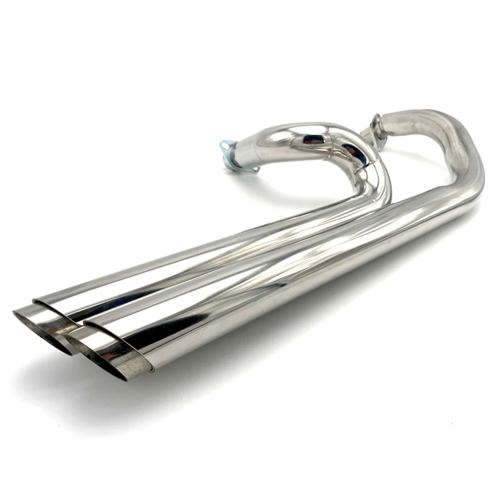 Fit For Honda Steed Shadow VT400 VT600 VLX400 VLX600 VT400C VT600C VLX600 Motorcycle Handmade Dual Full Exhaust System Muffler view 5