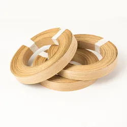 15meters Natural ASH Soild Wood Edge Banding Strip Decoration Wood Veneer Sheets Oak Table Edge Cover Width:22mm Thickness:0.5mm