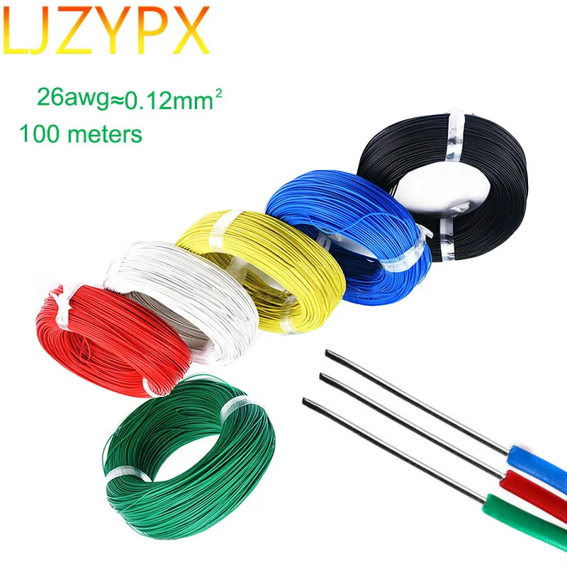 100m/Roll Tinned Copper Jumper OK Wires 26awg/0.12mm2 Electric Flying Breadboard Welding Connect Magnetic Ring Electronic Cables