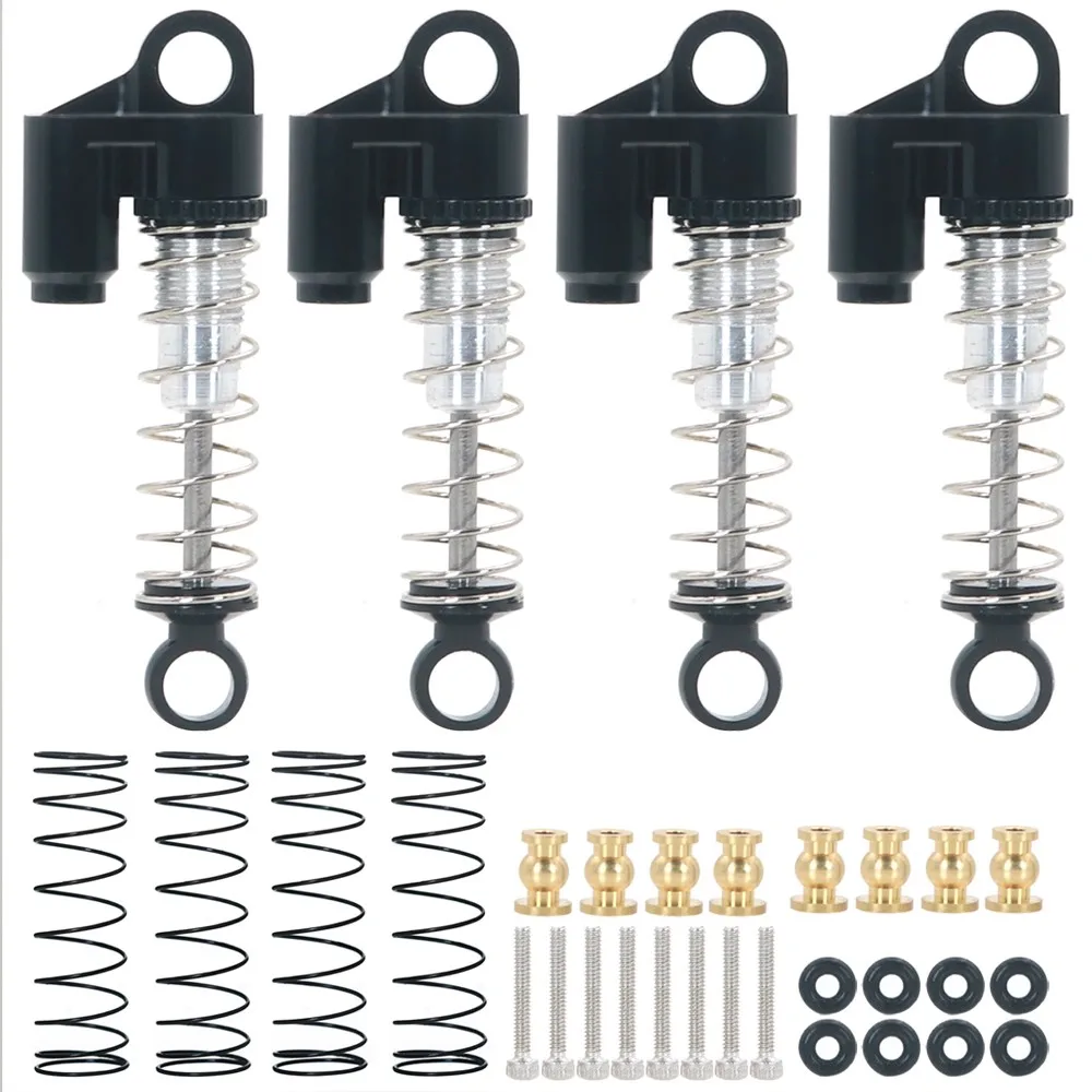 Cnc Servo Arm/shocks/axles/brass Adapter/copper Weights/steering Cups Girders For 1:24 Axial Scx24 90081 Rc Crawler Car Parts