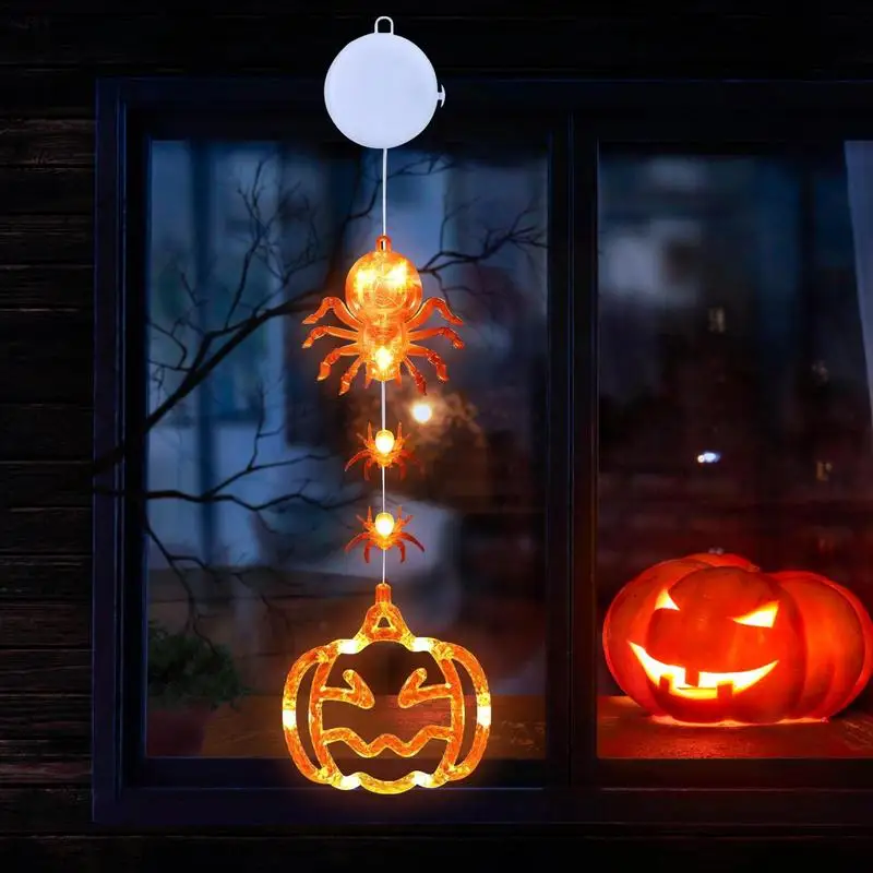 Lighted Halloween Window Decor LED Lights Indoor Decor For Halloween Energy Saving Decorative Tool For Bedroom Wall Door Balcony