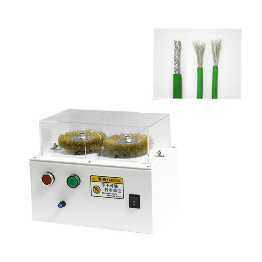 Braid Combing Multifunctional brush bot manipulation machine Tool Shielded wire Cable Combing machine view 6