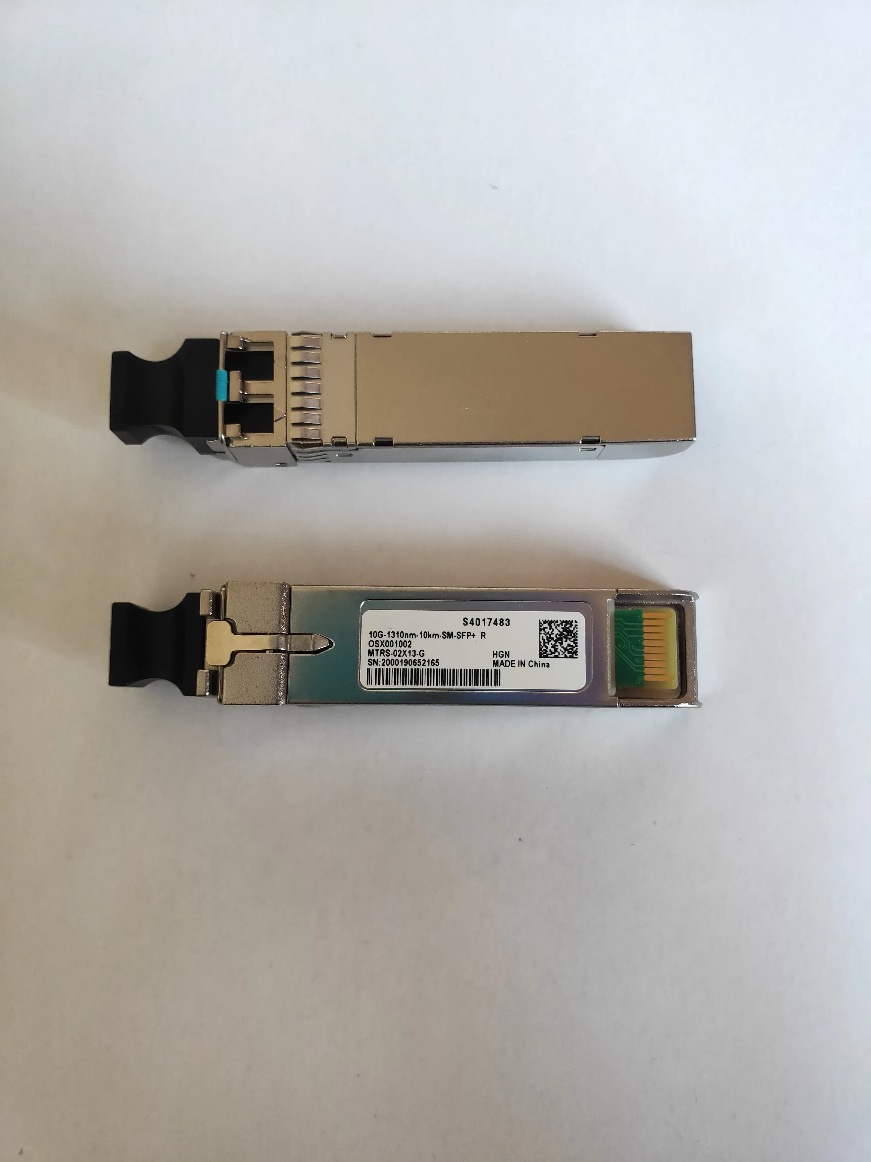 新品-1個-10g-sfpトランシーバー-s4017483-10g-1310nm-10km-sm-sfp-osx001002-mtrs-02x13-g-10gb-sfp-光ファイバースイッチ