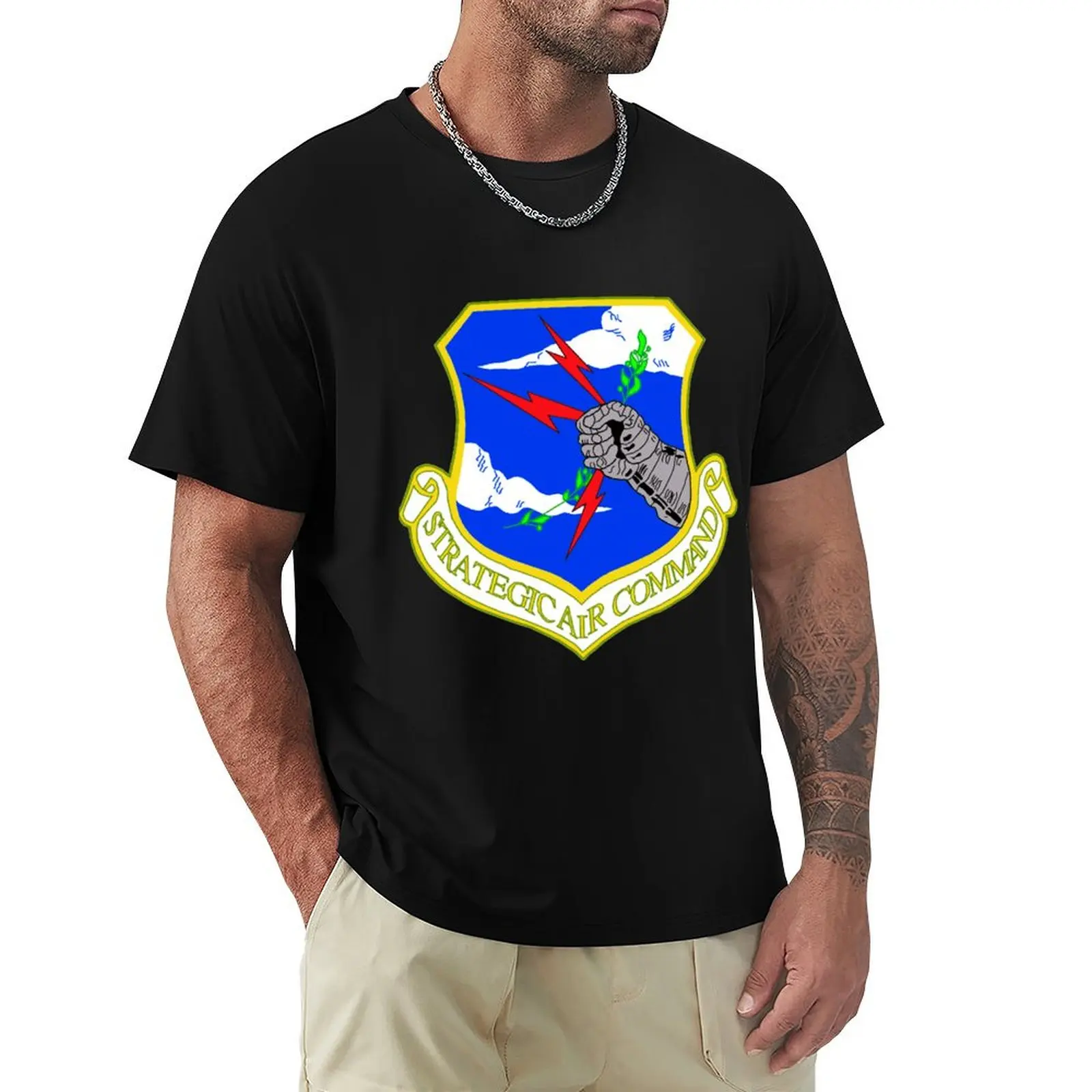 Strategic Air Command Crest Alternate Version T-Shirt graphic t shirt vintage vintage graphic tee mens funny t shirts