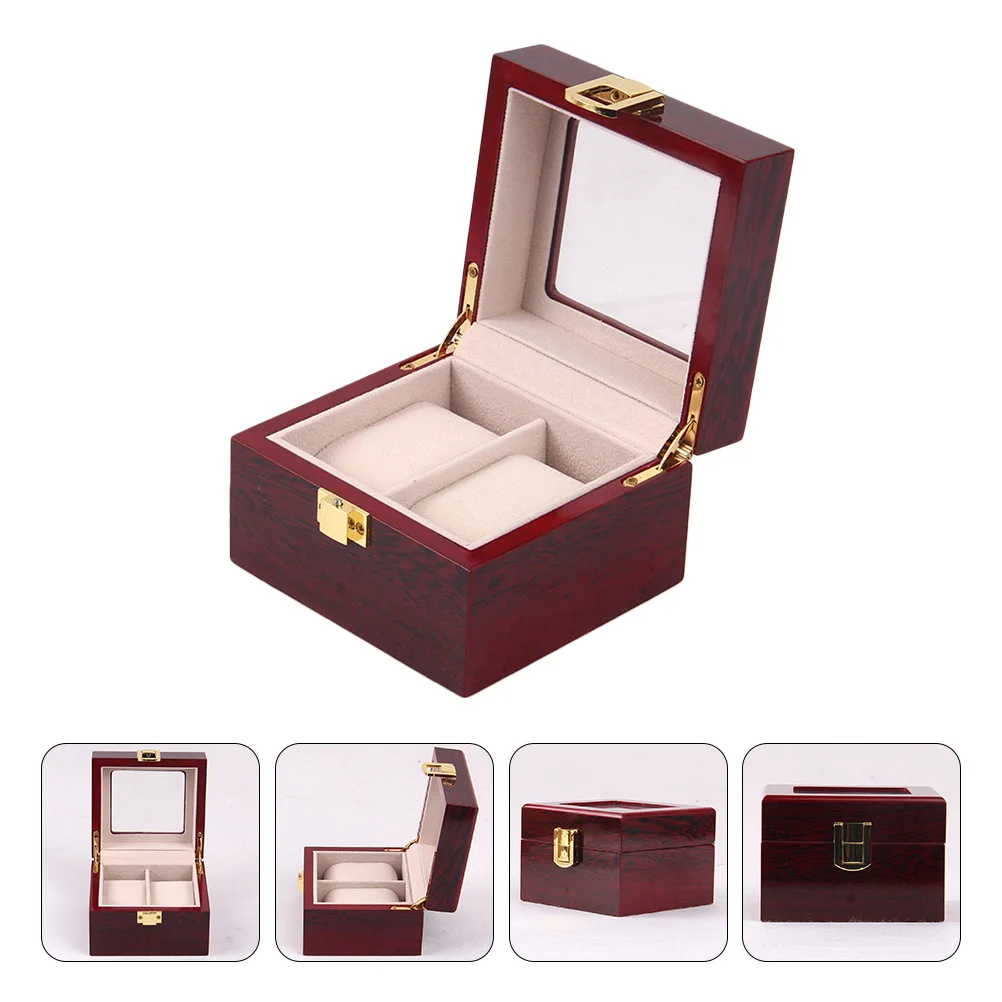 

1Pcs Watch Storage Box Durable Safe Organizer for Home Office Travel Gift Packaging with Large Capacity Decorative