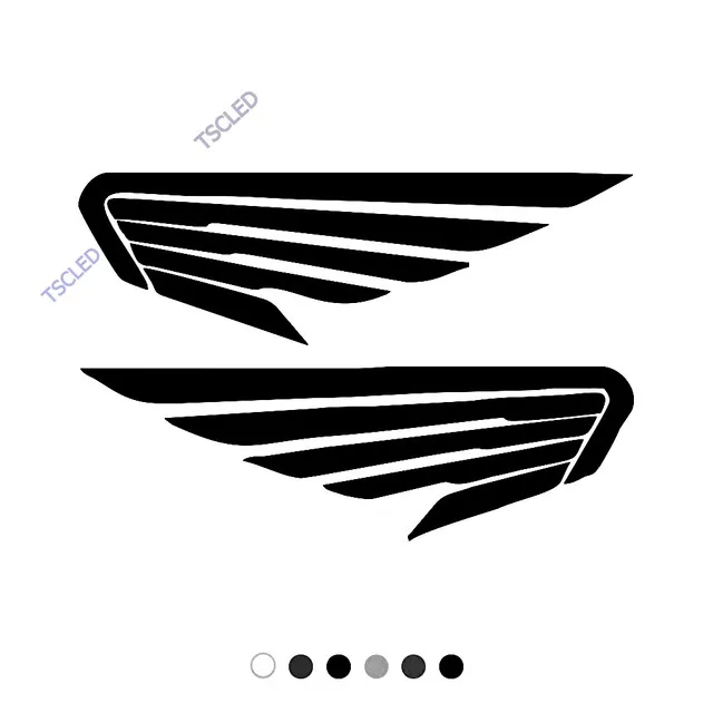 

Наклейка на крылья двигателя Honda 17 см