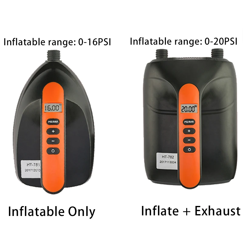 Electric Air Pump For 12V 16 PSI Intelligent Inflatable Pump Dual Stage For Outdoor Paddle Board  Inflatable SUP Boat