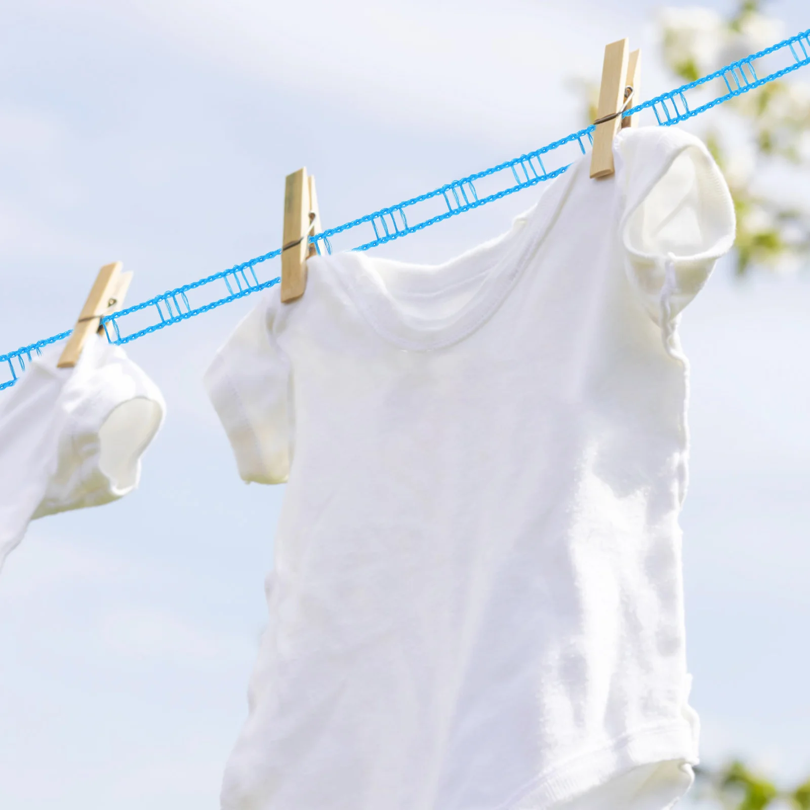 

3 Rolls Clothesline Nylon Laundry Drying Rope Portable Outdoor Travel Clothes Line Camping Hanging Rope Windproof