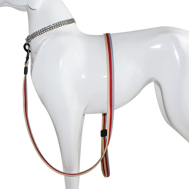 Dog Leash For Walking And Training Durable Canvas Traction Rope_voghion.com