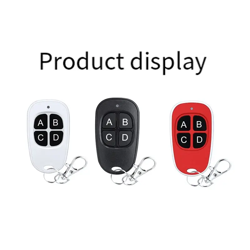 B24B Universal 315Mhz Garage Door Opener Remote Control 4-Button Wireless Clone Key Duplicator Electric Gate Transmitter
