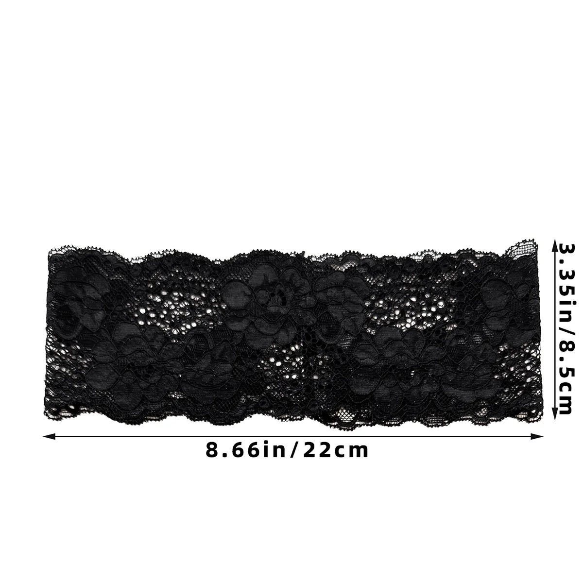 36pc Fashion Lace Embroidery Headwraps Set Wide Elastic Turban Hairbands for Women And Girls European Hair Accessories