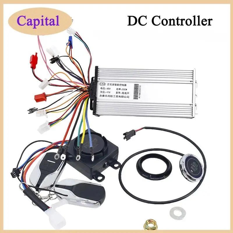 

For Citycoco Electric Scooter Modification Accessories 60V72V1500W2000W Three Speed Shift Intelligent Brushless Motor Controller