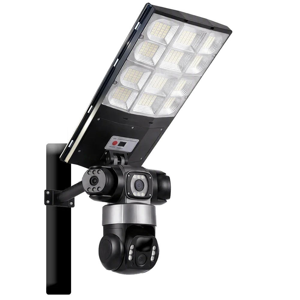 Cámara Solar 4G con Tarjeta SIM de 100M de Datos, Seguimiento Automático, Protección de Seguridad para el Hogar Inteligente, Cámaras