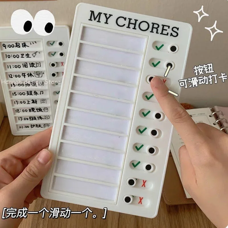 Checklist Daily Task Planning Board To Do List Pad Detachable Chores Wall Hanging Memo Plastic Board Multi Purpose Stationery