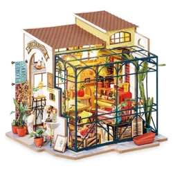 Robotime DIY Wooden Miniature Dollhouse Toys For Children Women