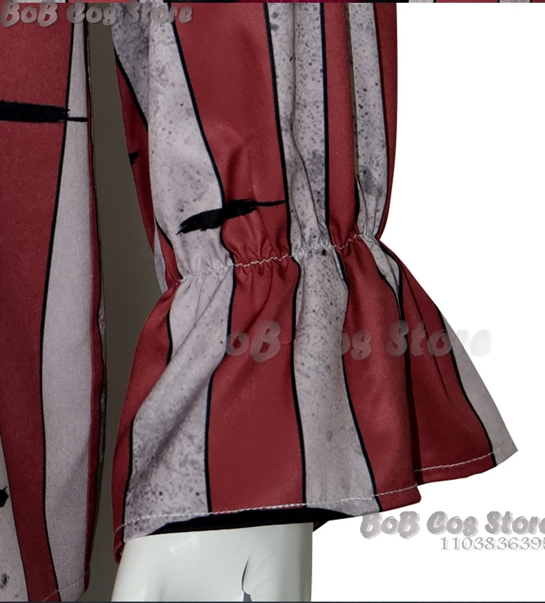 Halloween Horror Scary Clown Nightmere Party Creepy Killer Clown Cosplay Costume Red Wig Party Carnival Women Masquerade Outfit