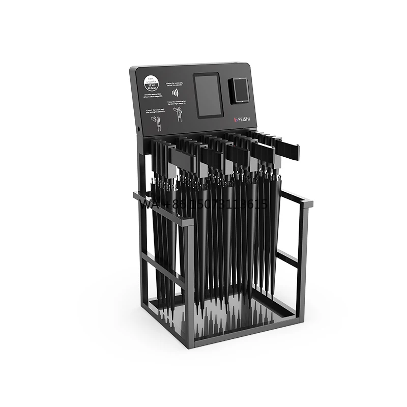 

FEISHI Commercial 24hours Rental Leased Equipment Fully Automatic Credit Card Payment Umbrellas Vending Machine for Umbrella