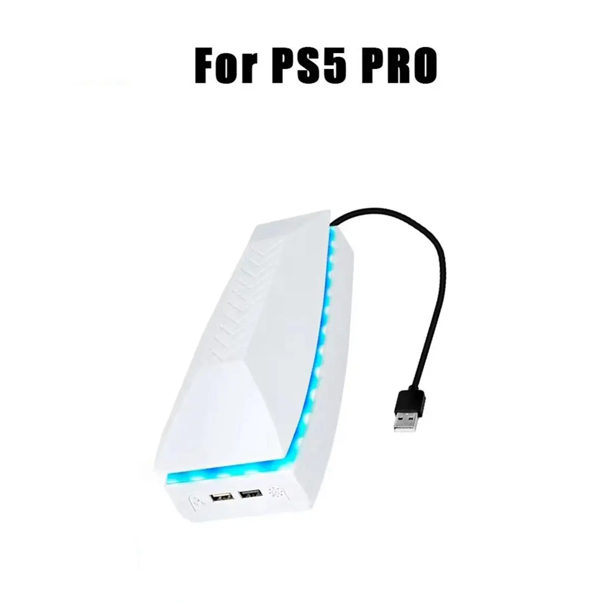 2026 NEW Upper Cooling Fan for PRO Console Base Game Cooler Stand Bracket with RGB Dustproof Atmosphere Colorful Lighting