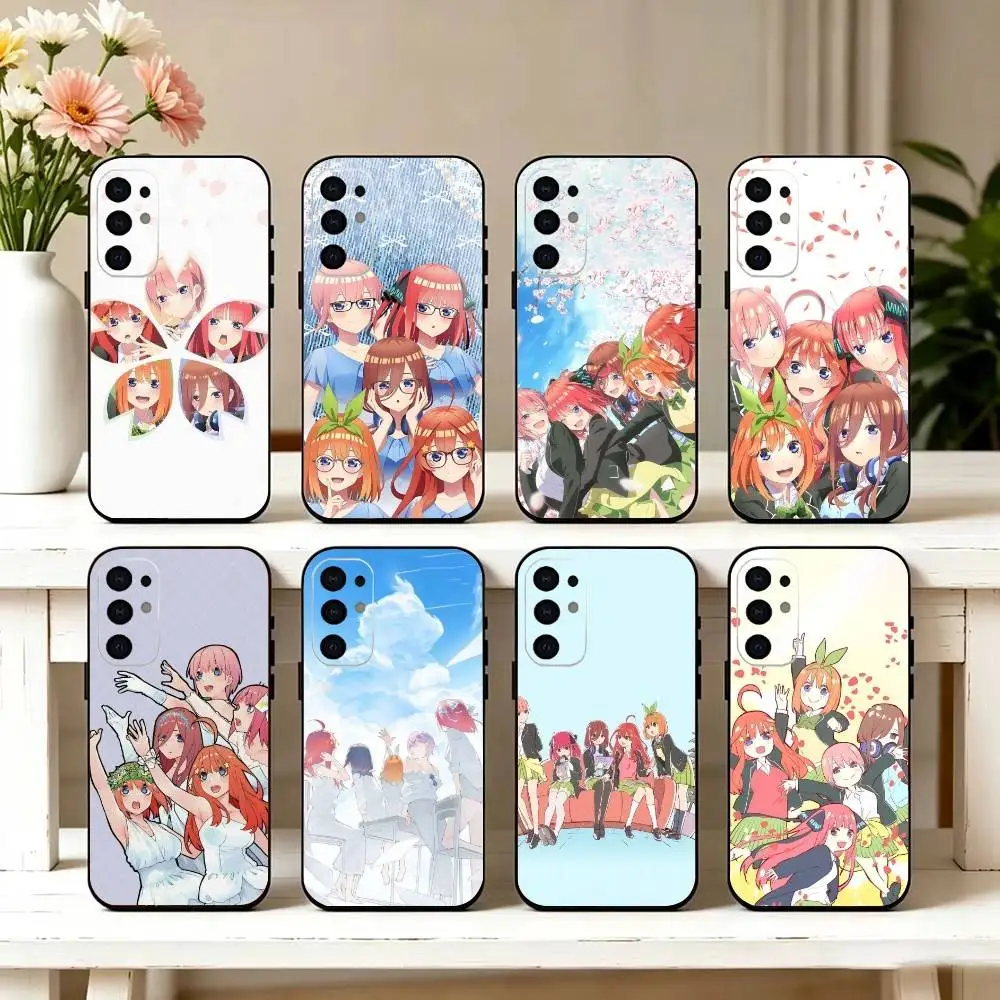 

Anime The Q-Quintessential Quintuplets Phone Case For Samsung S25,S24,S21,S22,S23,S30,Ultra,S20,Plus,Fe,Soft Silicone BlackCover