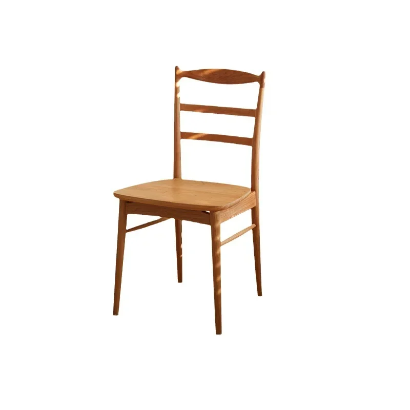 Solid wood dining chair, Nordic home back chair, Windsor chair cherry wood, book table chair, modern simple dining table chair