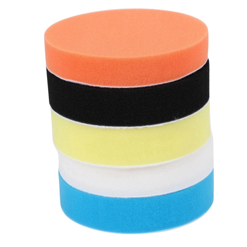 

5 Inch Car Sponge Polishing Buffing Waxing Pad Kit Tool 25Pcs Car Polishing Waxing Accessory