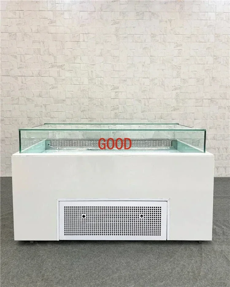 

Open Refrigerated Cabinet Open Cake Show Case Pastry Dessert Fruit Preservation