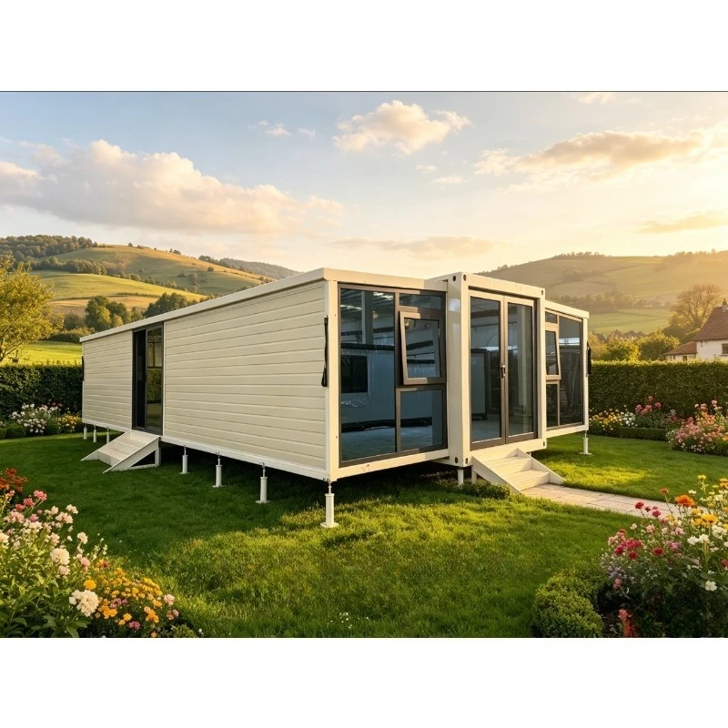 20ft Expandable Container House 2 Bedroom Factory Direct Tiny Home Prefab Villa with Bathroom for Family