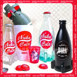 Fallouts Nukas Colas Bottle With Cap Fallouts Toy Glass Bottle Cup Figure Prop Ornaments Creative Decor No Liquid Model Toy Gift