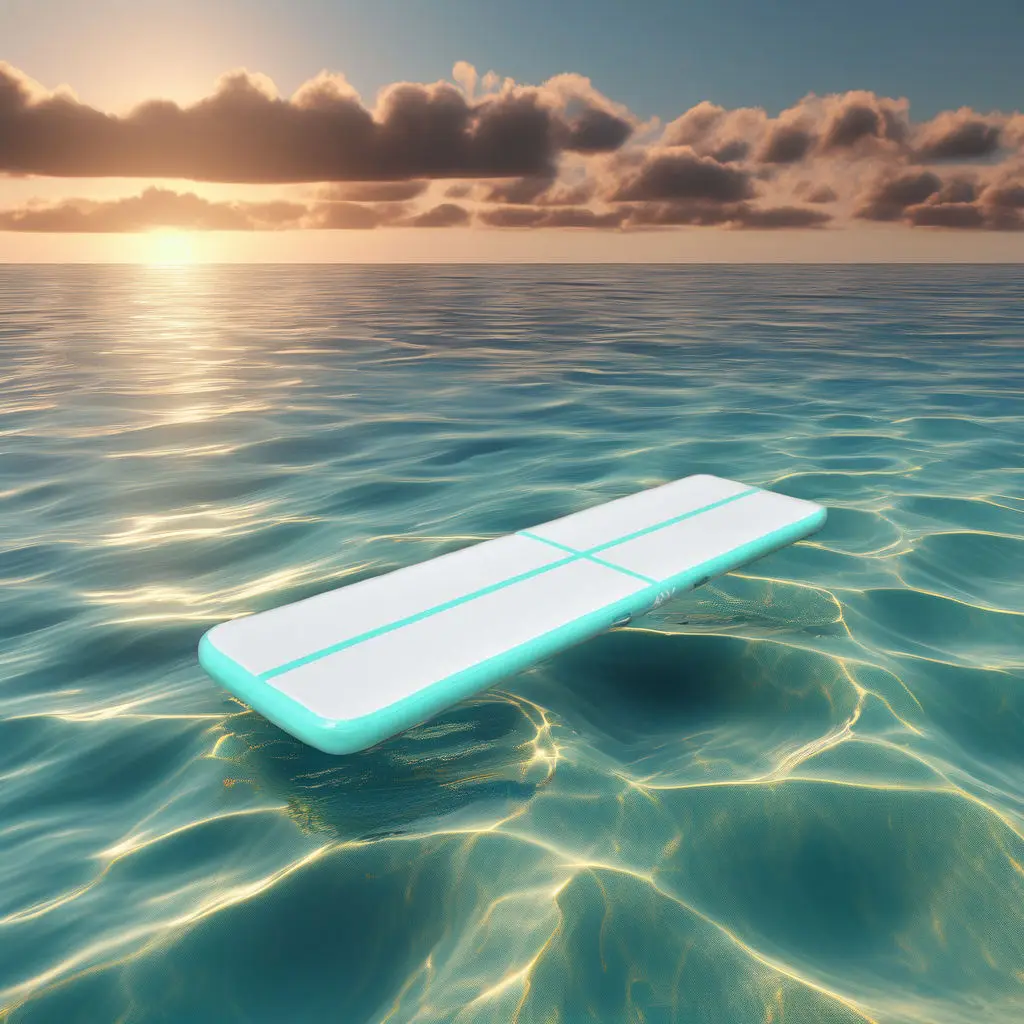

Water Sports Inflatable Floating Raft Non Slip Inflatable Dock Platform Drop Stitch Foldable Yoga Mats Gymnastic Mat On Water