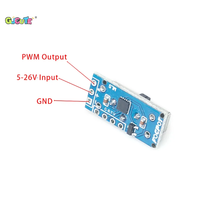 Slide Type HV Digital Servo Tester PWM Checker Driver 5-26V Input Brushless Motor ESC Controller DIY Speed Control Switch Part
