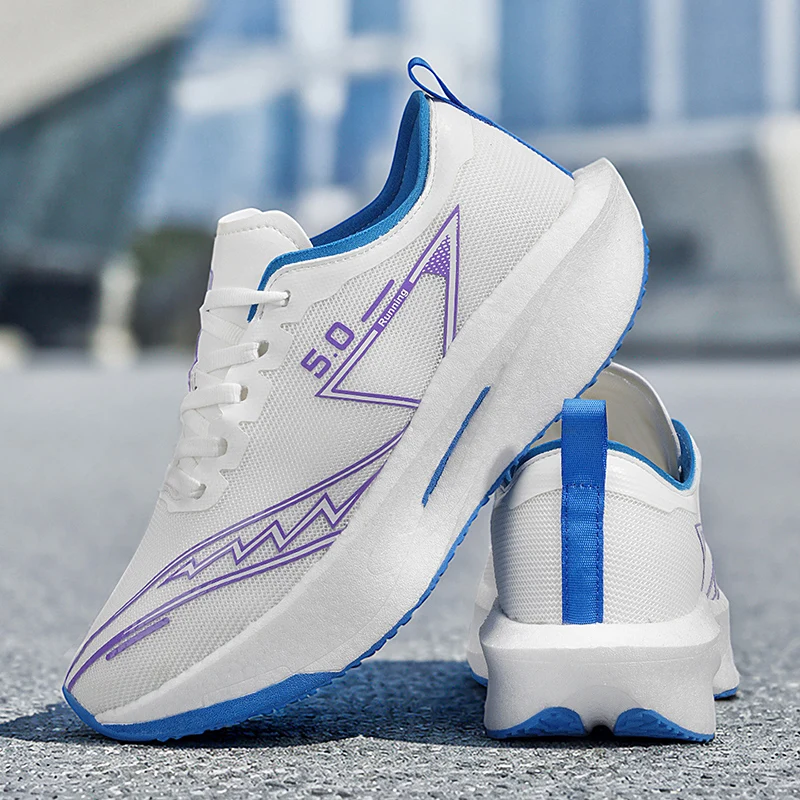 

Unisex Casual Sport Shoes Breathable Lightweight Sneakers Outdoor Carbon Plate Running Shoes Athletic Jogging Tenis Men's&Women