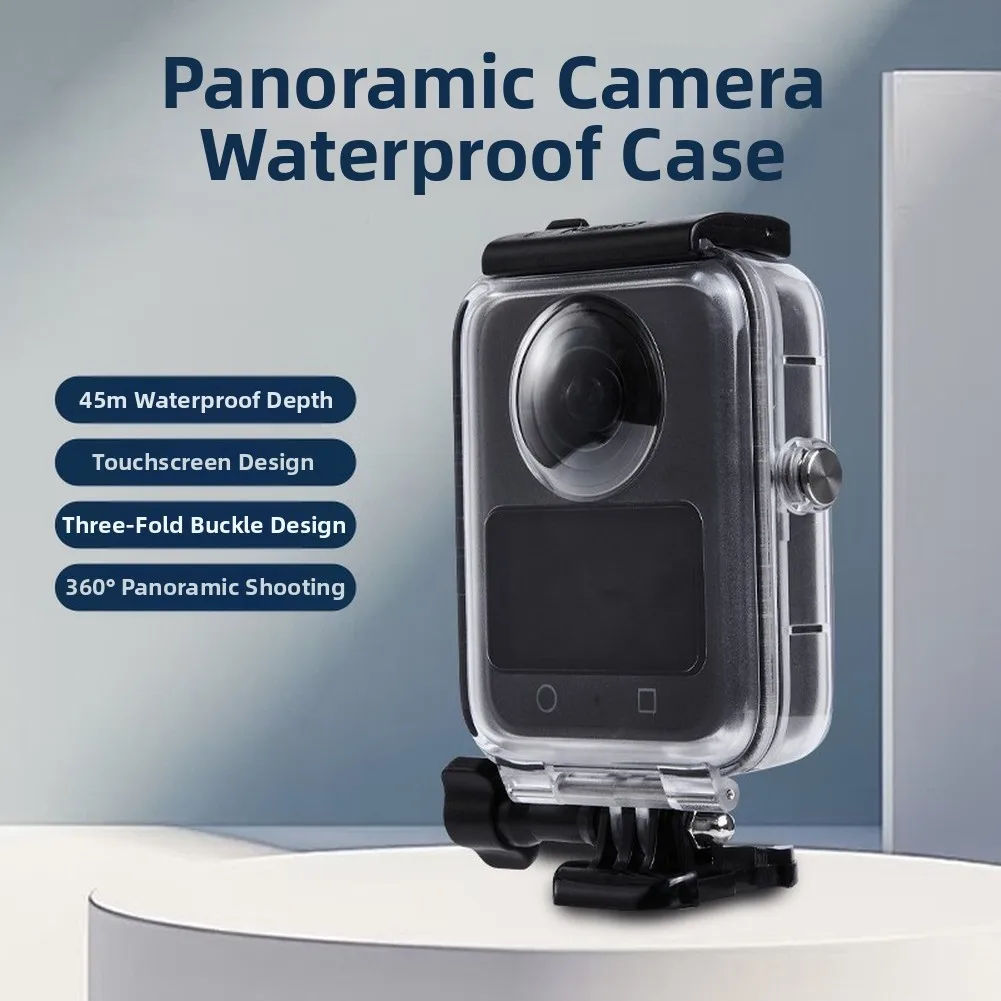 Camera Case For DJI-OSMO360 Panoramic Camera Waterproof 45 Meter Depth Touchscreen Design Protective Case Replace Parts