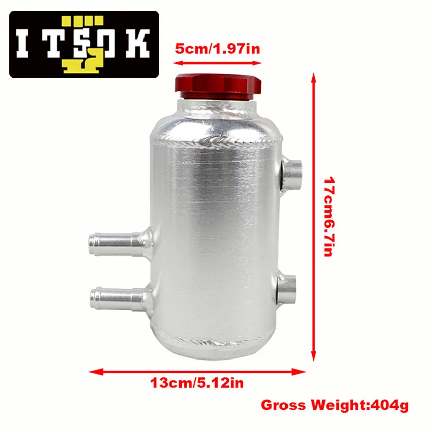 سيارة الوقود خلية عرام خزان الألومنيوم جولة عالية الجودة النفط الصيد يمكن خزان سباق الطاقة التوجيه خزان السوائل #6