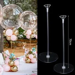 Coluna de suporte de balão para casamento e festa de aniversário, decoração central de mesa, suporte para bebê, 37 cm, 70cm