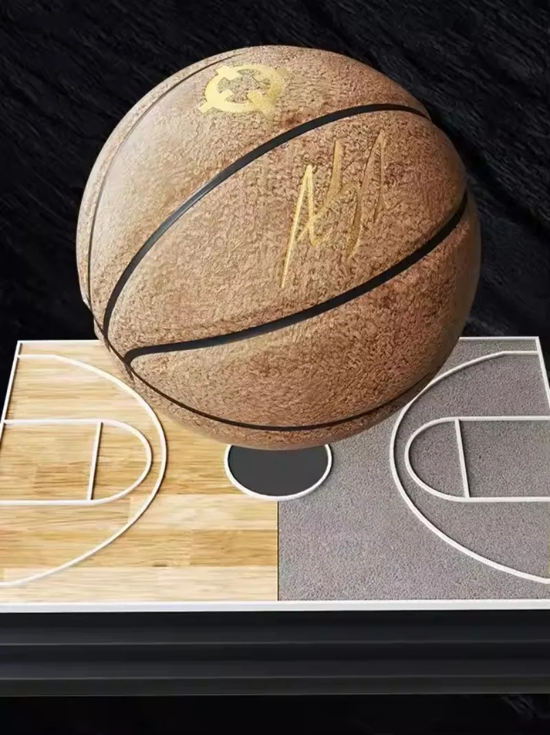 RIGORER Basketball Nr. 7 PU Reaves Co Branded Feuchtigkeitsableitendes Spiel für Erwachsene, spezifisches Handgefühl, echter verschleißfester BALL für den Außenbereich