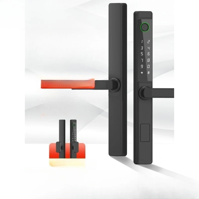 

Outdoor waterproof smart door fingerprint lock courtyard door password aluminum alloy door smart lock