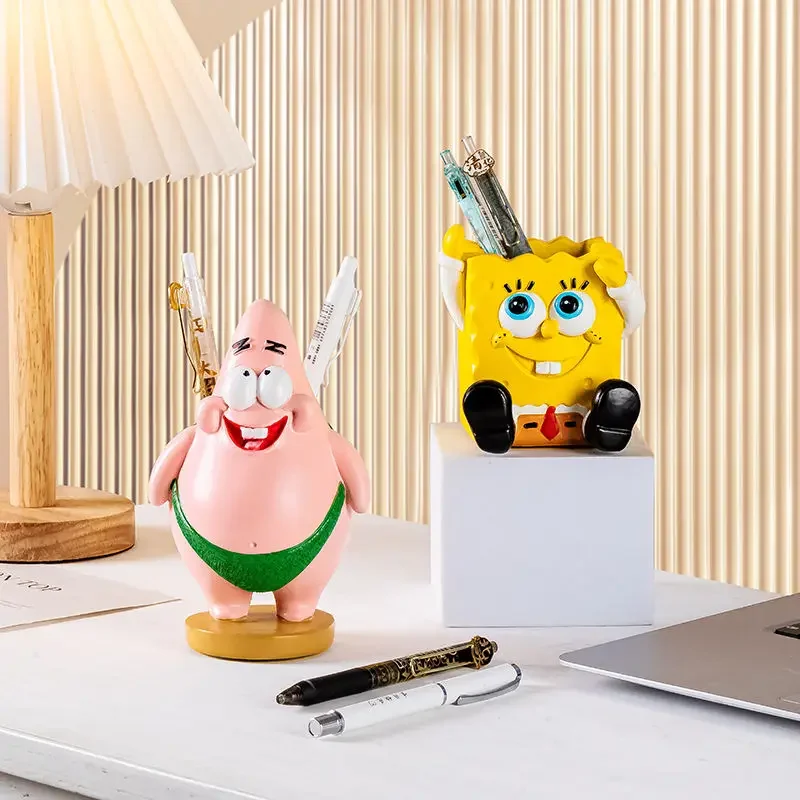 SpongeBob Stifthalter Anime Patrick Star Bleistiftbehälter Make-up Pinsel Briefpapier Aufbewahrungsbox Home Schreibtisch Ornamente Dekoration Geschenk