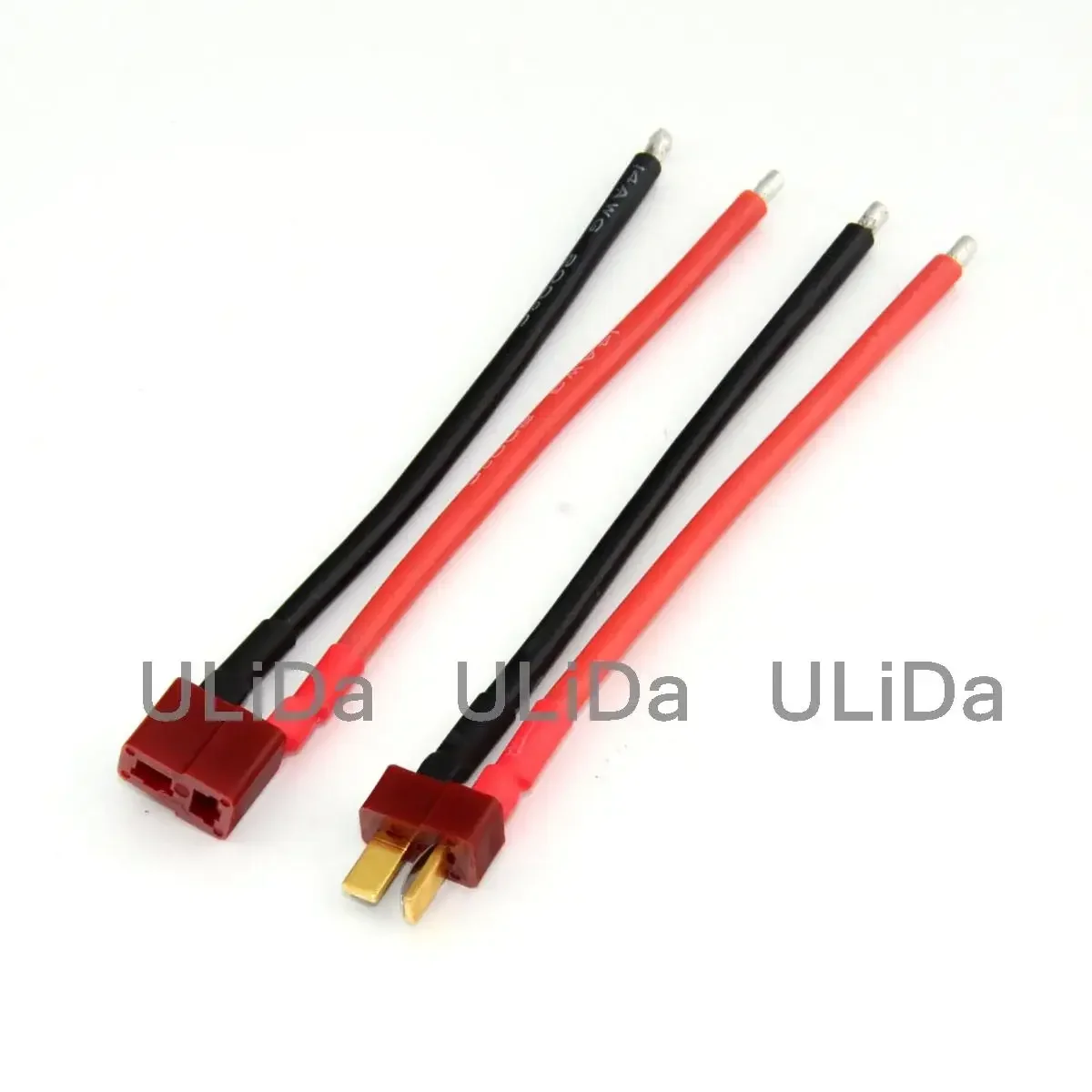 Battery Deans T Connector Male Cable Female Plug Wire 10cm for DJI Phantom