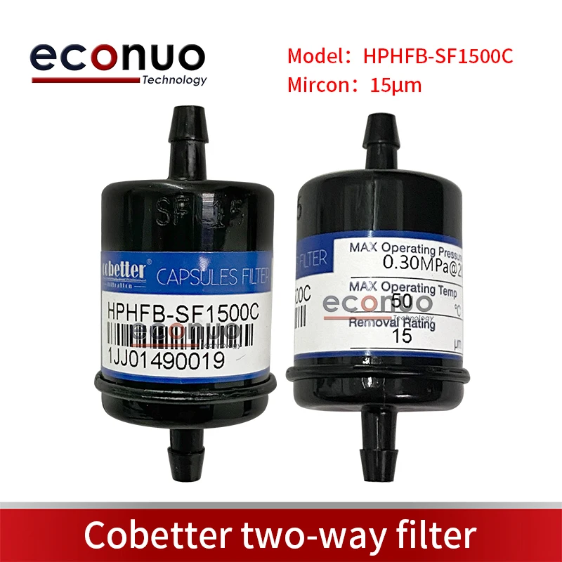 5PCS Cobetter Capsule Filter HPHFB-SF1500C 15UM Two-way Filter For Wit color Myjet Infiniti Flora Printer