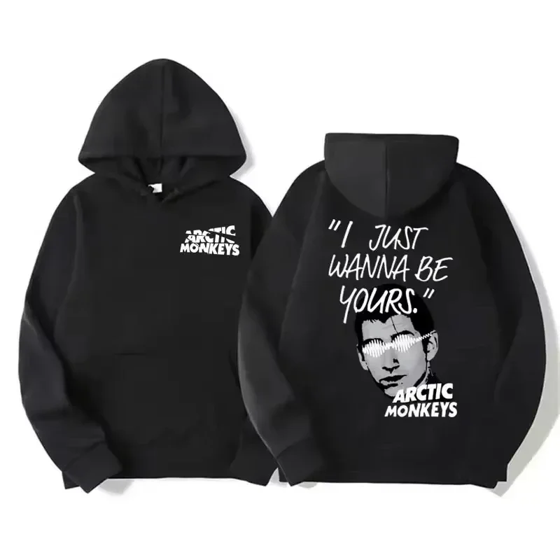 2026 Herren Retro Rock Arctic Monkeys Hoodie - Musikalbum-Muster-Druck Hip-Hop-Stil Übergroßer Vintage-Kapuzenpullover – Detail 21