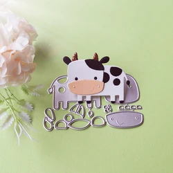 New Animal Dairy Cow cutting dies scrapbook decoration embossed photo album decoration card making DIY crafts