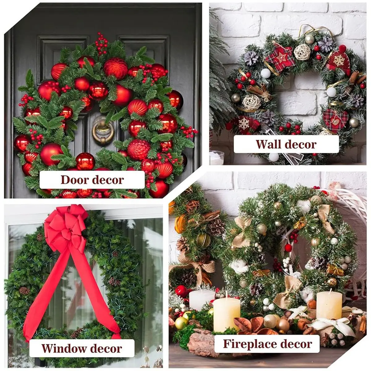 10-Pack 14-Inch Wooden Wreath Forms for DIY Crafts, Seasonal Decor & Floral Arrangements