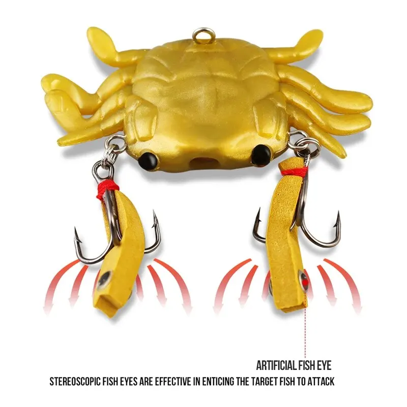 TAIYU Bionic Crab Fishing Lure 6g 13g Silicone Soft Bait Fake Baits For Squid Octopus Fishing Jig Head Lures Sea Fishing Tackle - view 5