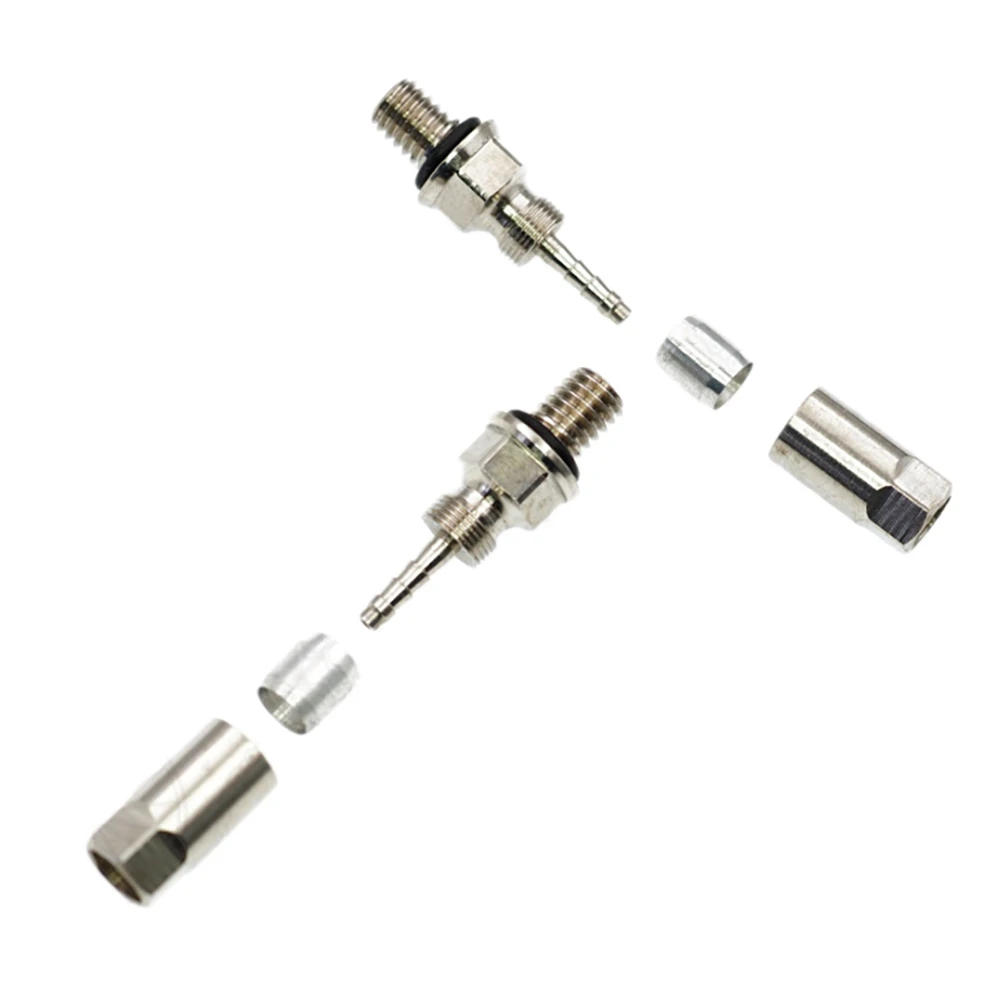 2 conjuntos de junta reta de freio hidráulico de bicicleta para AVID Formula Magura