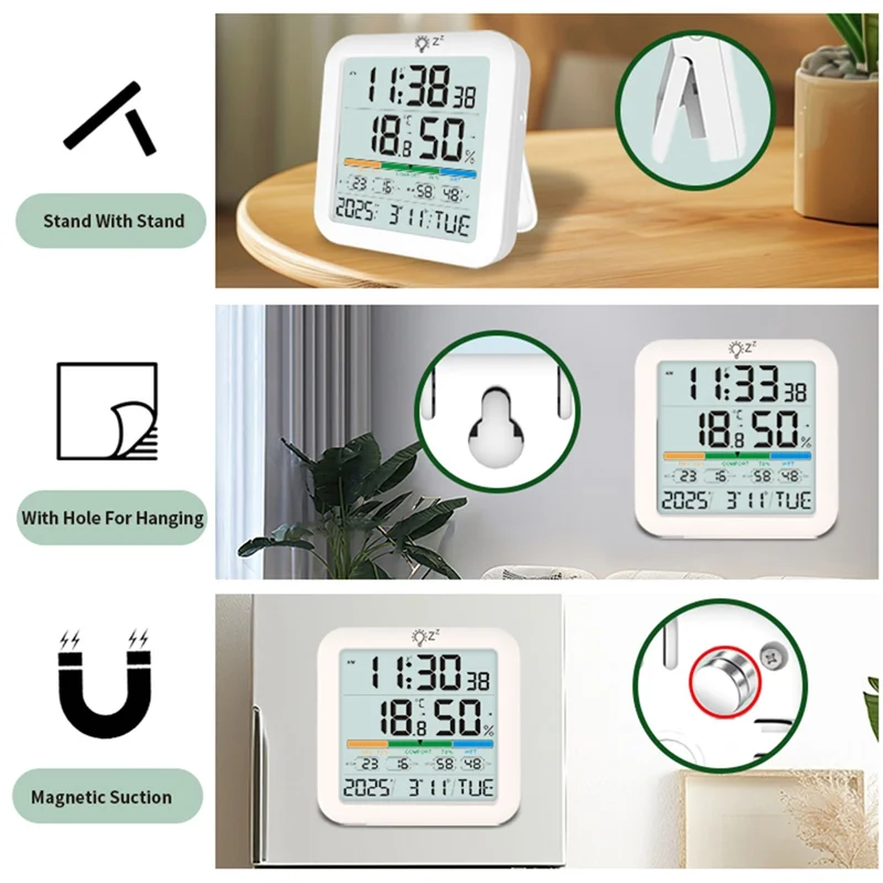 

【Favorite!】Room Thermometer Indoor Indoor Thermometer With Humidity Reading Digital Hygrometer