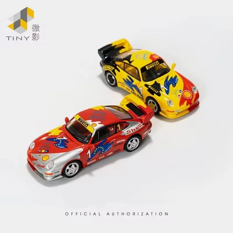 

Tiny Micro Shadow Sparky Shell Porsche 911993 1993 Carrera Cup 1:64 Alloy Racing Model
