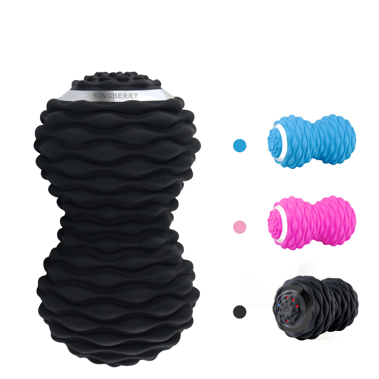 Electric Vibrating Peanut Ball Muscle Relaxing Home Gym Fitness Yoga Rechargeable Portable Massager Yoga Massage Rollor Dropship