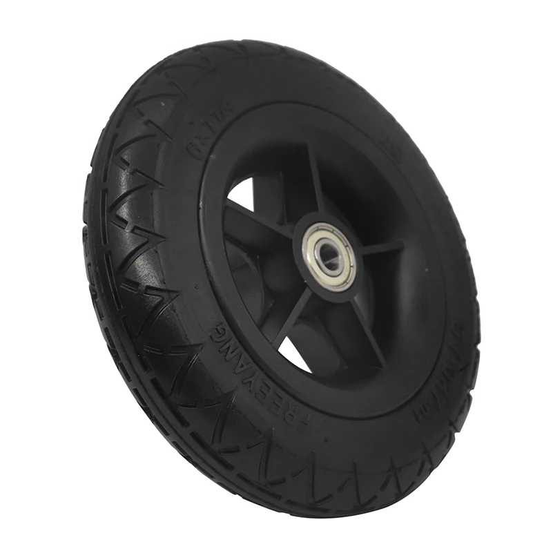 Premium 6.5-Inch Solid New Tires: Fit for Electric Scooter, Medical Wheel, Shopping Cart Tire Replacements