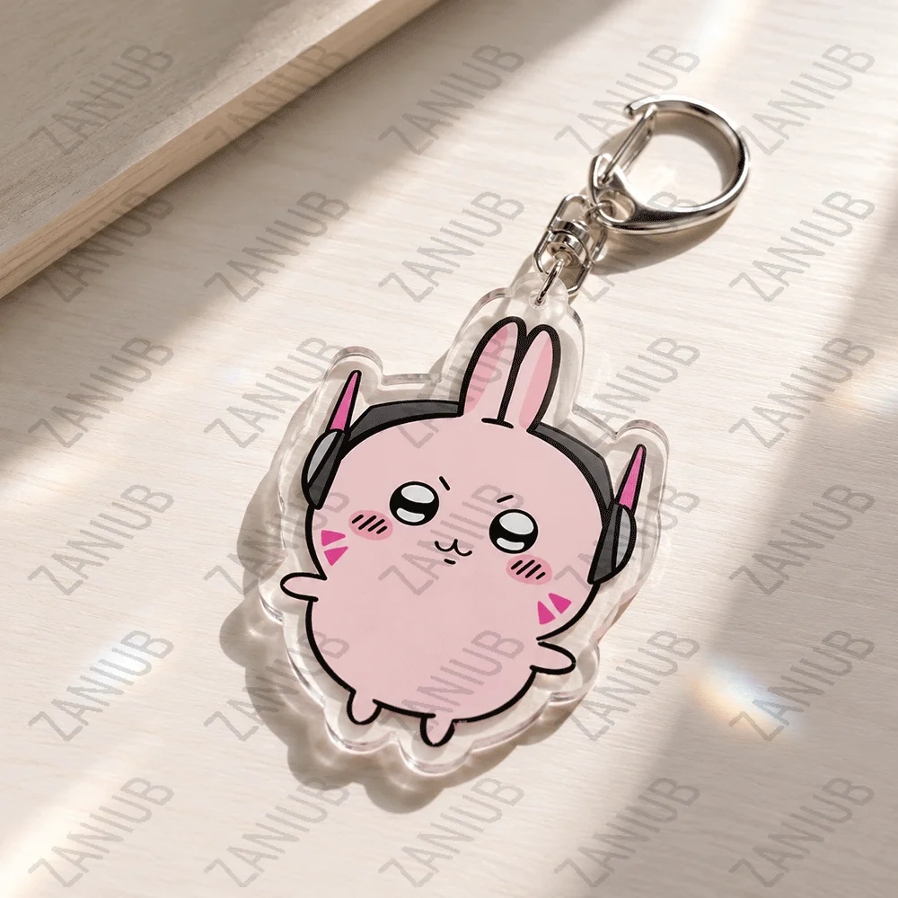 Fashion Game Chibi Keychain Keyring Accessories Bag Car Charm Tracer Cole Cassidy Reaper Key Chain Jewelry Fans Friends Gift view 5